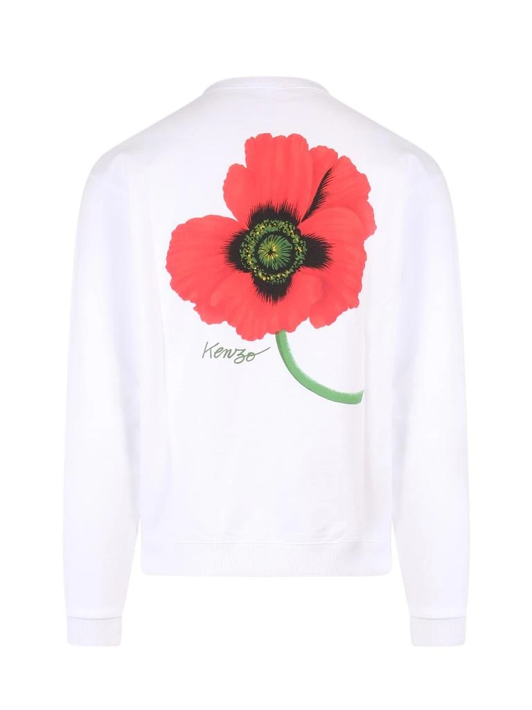 商品Kenzo|Kenzo Poppy Logo Printed Crewneck Sweatshirt,价格¥2171,第2张图片详细描述