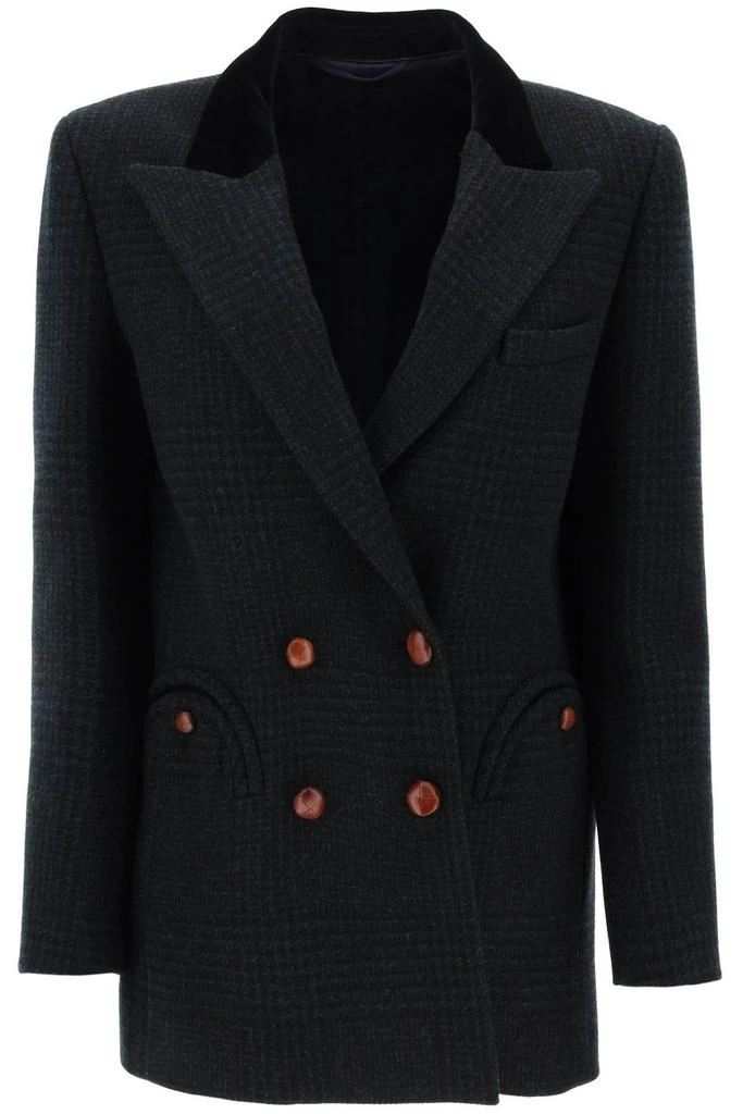 商品BLAZÉ MILANO|Blazé Milano Shinkai Houndstooth Button-Up Blazer,价格¥9235,第1张图片