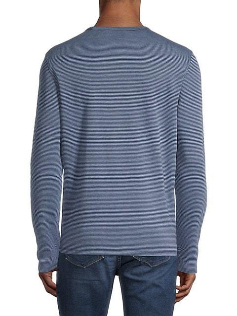 商品Vince|Stripe Long-Sleeve Crewneck T-Shirt,价格¥1128,第7张图片详细描述