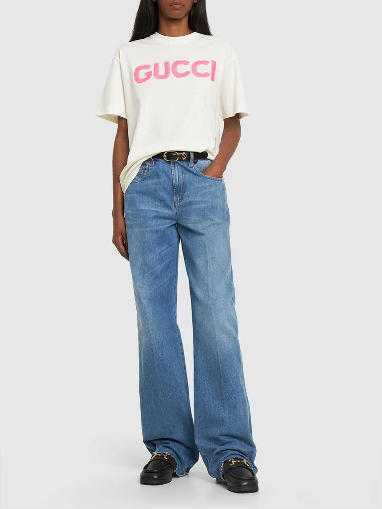 商品Gucci|Oversized Cotton Jersey T-shirt,价格¥6082,第1张图片详细描述