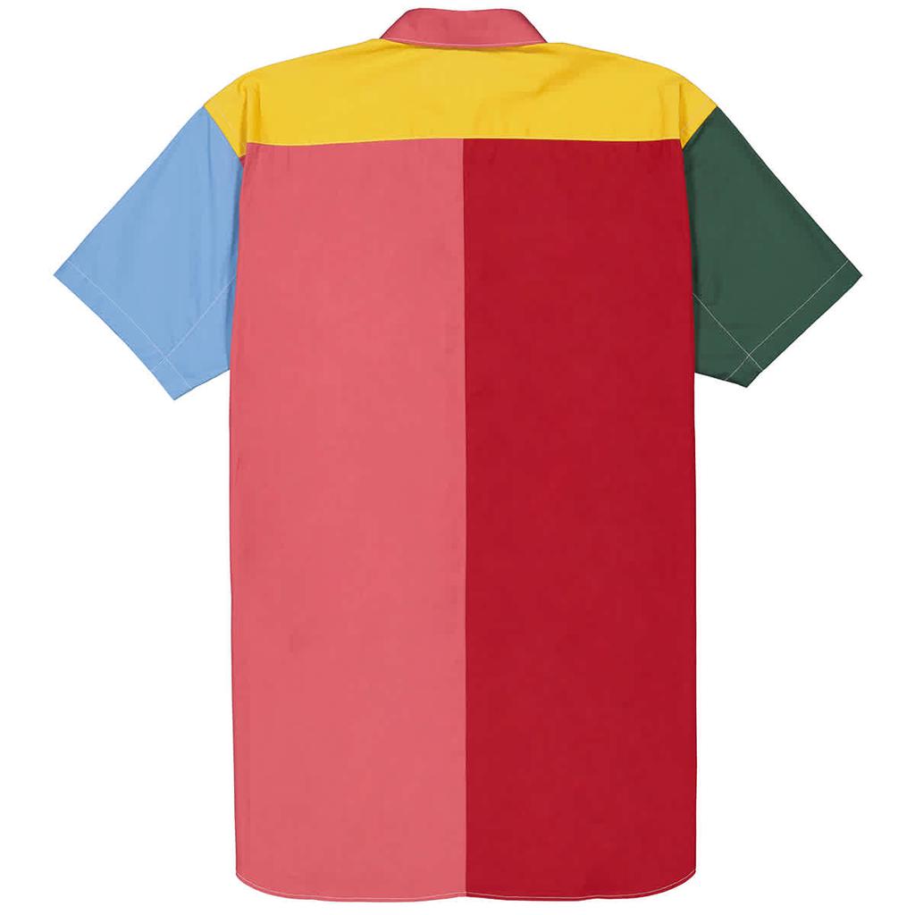 Comme Des Garcons Short Sleeve Colorblock Shirt, Size Small商品第2张图片规格展示