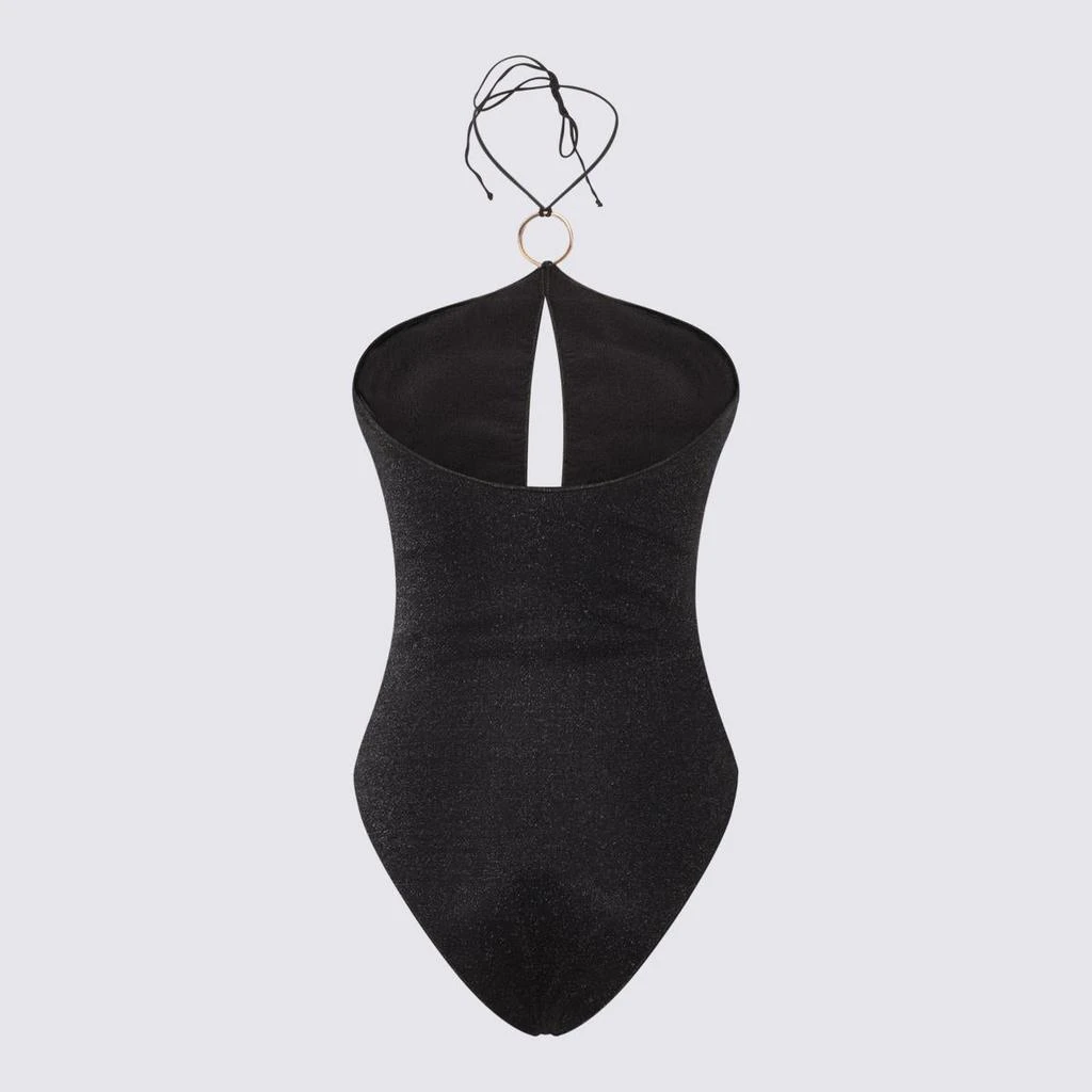 商品OSÉREE|OSÉREE BLACK LUMIERE RING MAILLOT ONE PIECE SWIMWEAR,价格¥1425,第2张图片详细描述