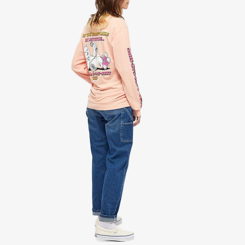 商品RIPNDIP|RIPNDIP Long Sleeve Attitude Print Top,价格¥200,第5张图片详细描述