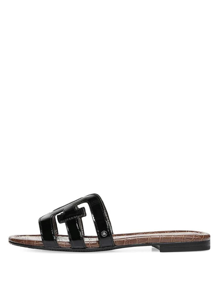 商品Sam Edelman|Bay Flat Patent Leather Sandals,价格¥378,第3张图片详细描述