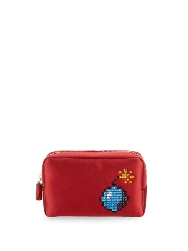 商品Anya Hindmarch|Pixel Satin Makeup Bag,价格¥1376,第1张图片