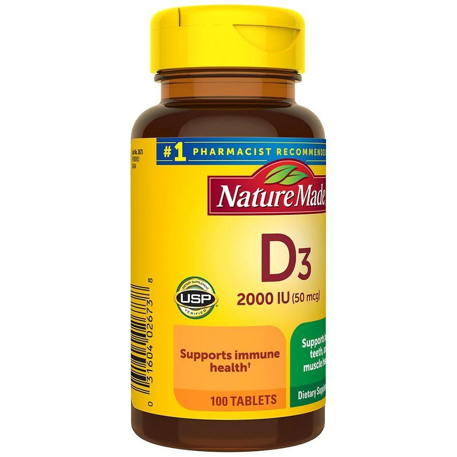 商品Nature Made|Vitamin D3 2000 IU (50 mcg) Tablets,价格¥125,第5张图片详细描述