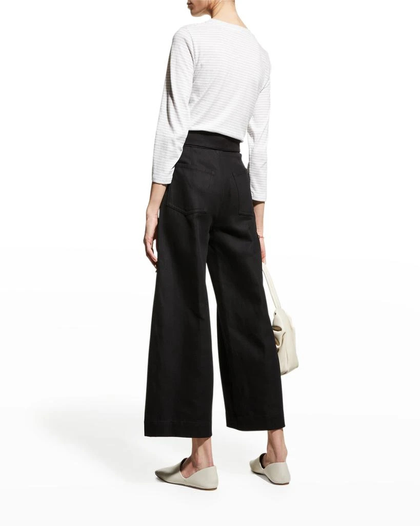 商品Vince|Neppy Stripe Bracelet-Sleeve Top,价格¥358,第4张图片详细描述
