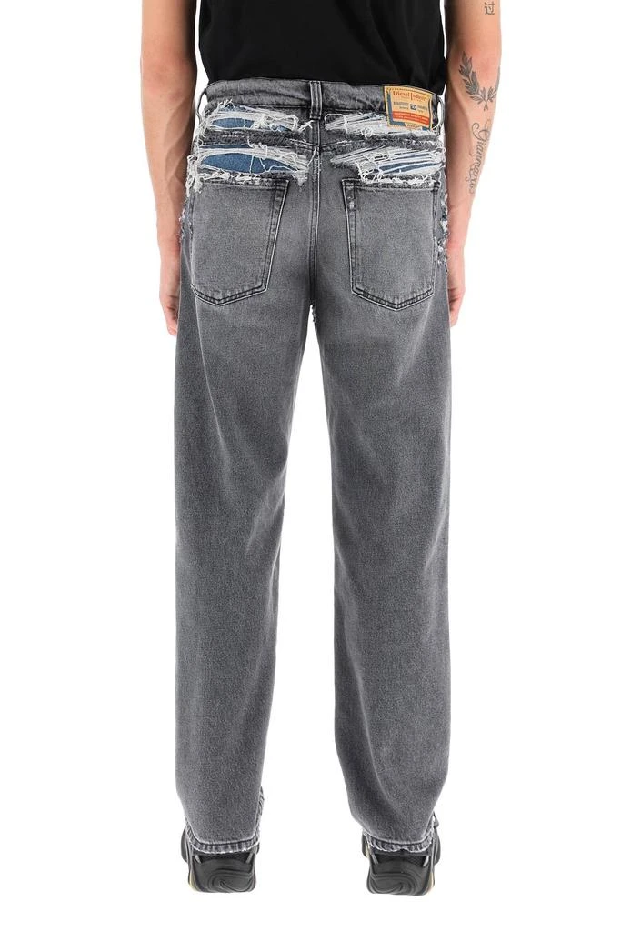 商品Diesel|Diesel Destroyed Effect Straight Leg Jeans,价格¥2420,第3张图片详细描述