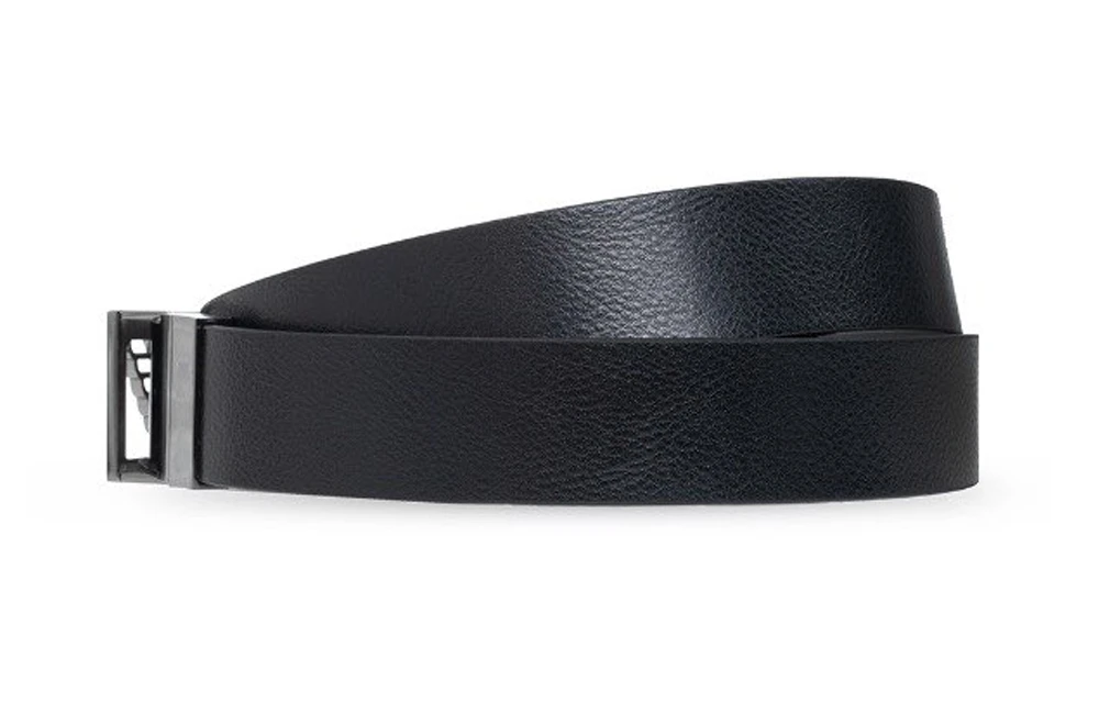 商品[国内直发] Emporio Armani|阿玛尼 平滑扣 金属徽标搭扣双面腰带 皮革 男士3.5*126cm,价格¥885,第7张图片详细描述