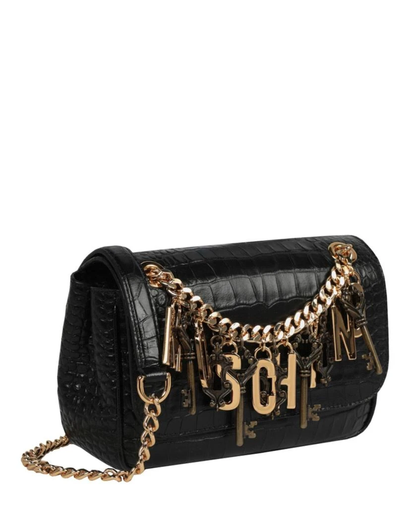 商品Moschino|Crocidile-Effect Leather Crossbody Bag,价格¥5499,第2张图片详细描述