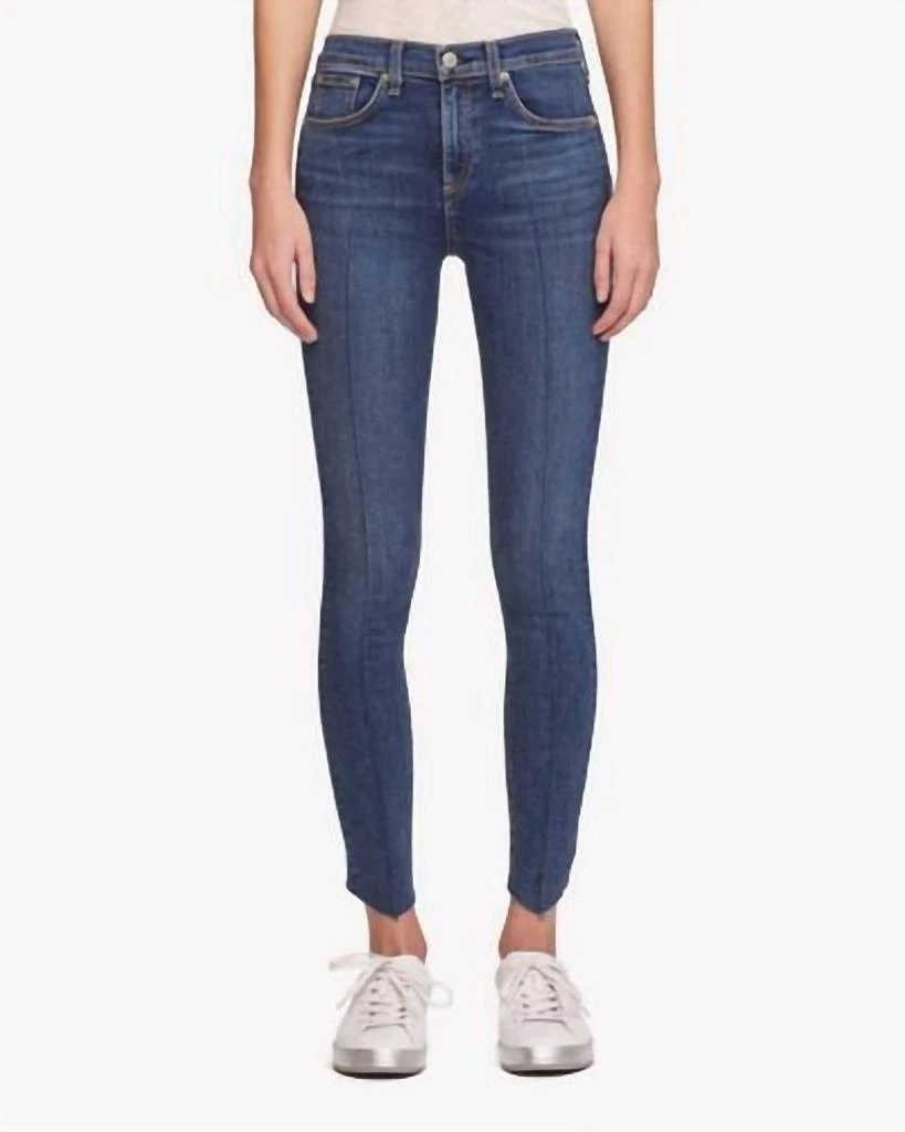 商品Rag & Bone|High Rise Ankle Skinny Jean in Manson,价格¥1234,第1张图片
