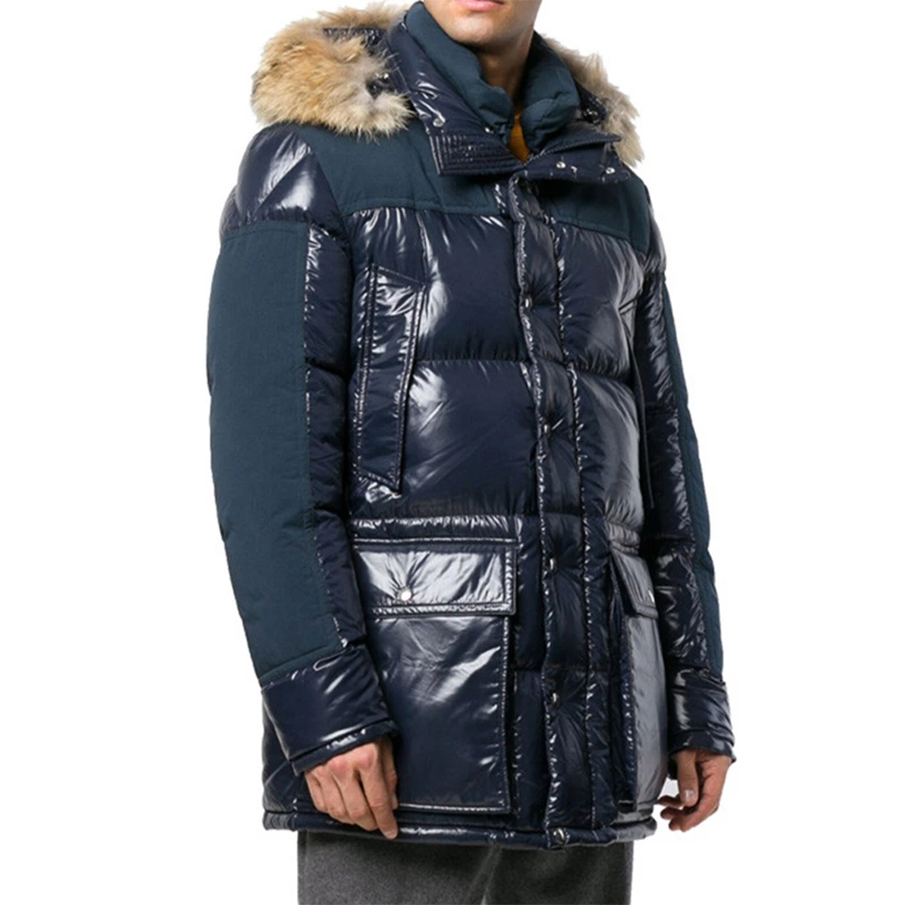 MONCLER 深蓝色男士棉服 4182325-68950-742 商品