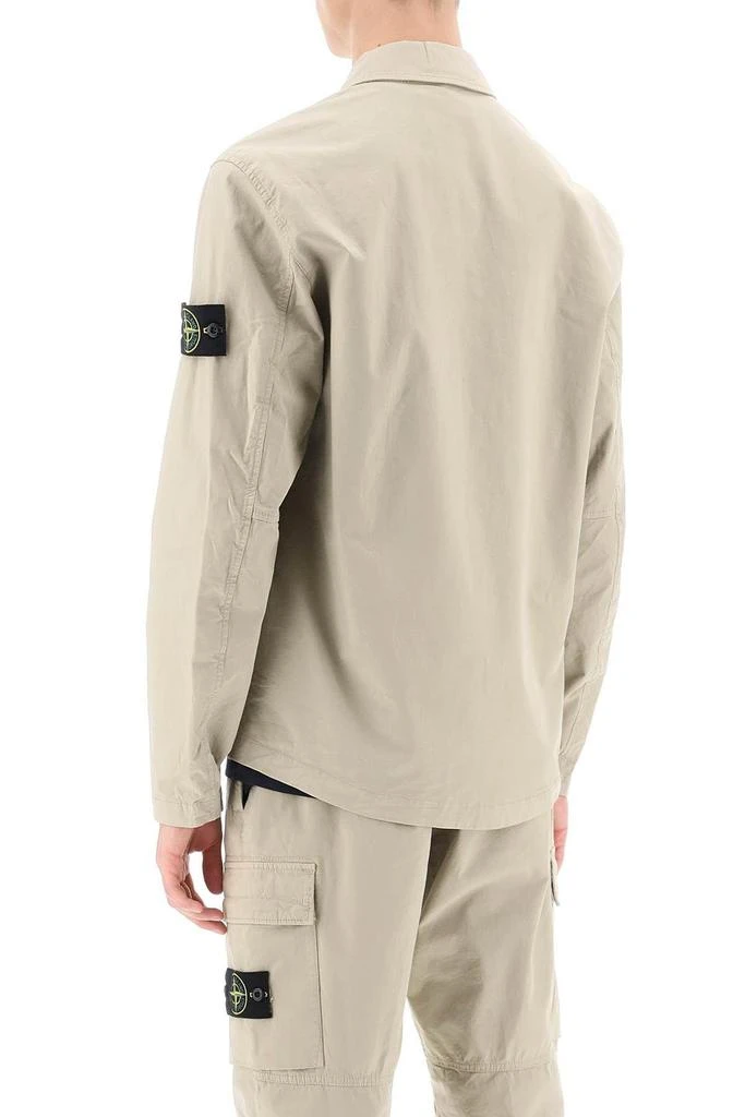 商品Stone Island|Supima Cotton Twill Stretch-TC overshirt,价格¥2209,第4张图片详细描述