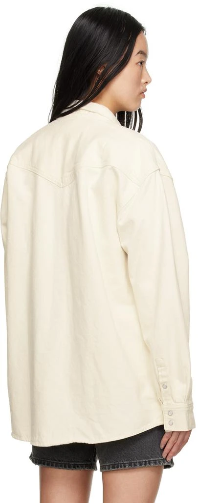 商品Levi's|Off-White Relaxed-Fit Denim Shirt,价格¥732,第3张图片详细描述