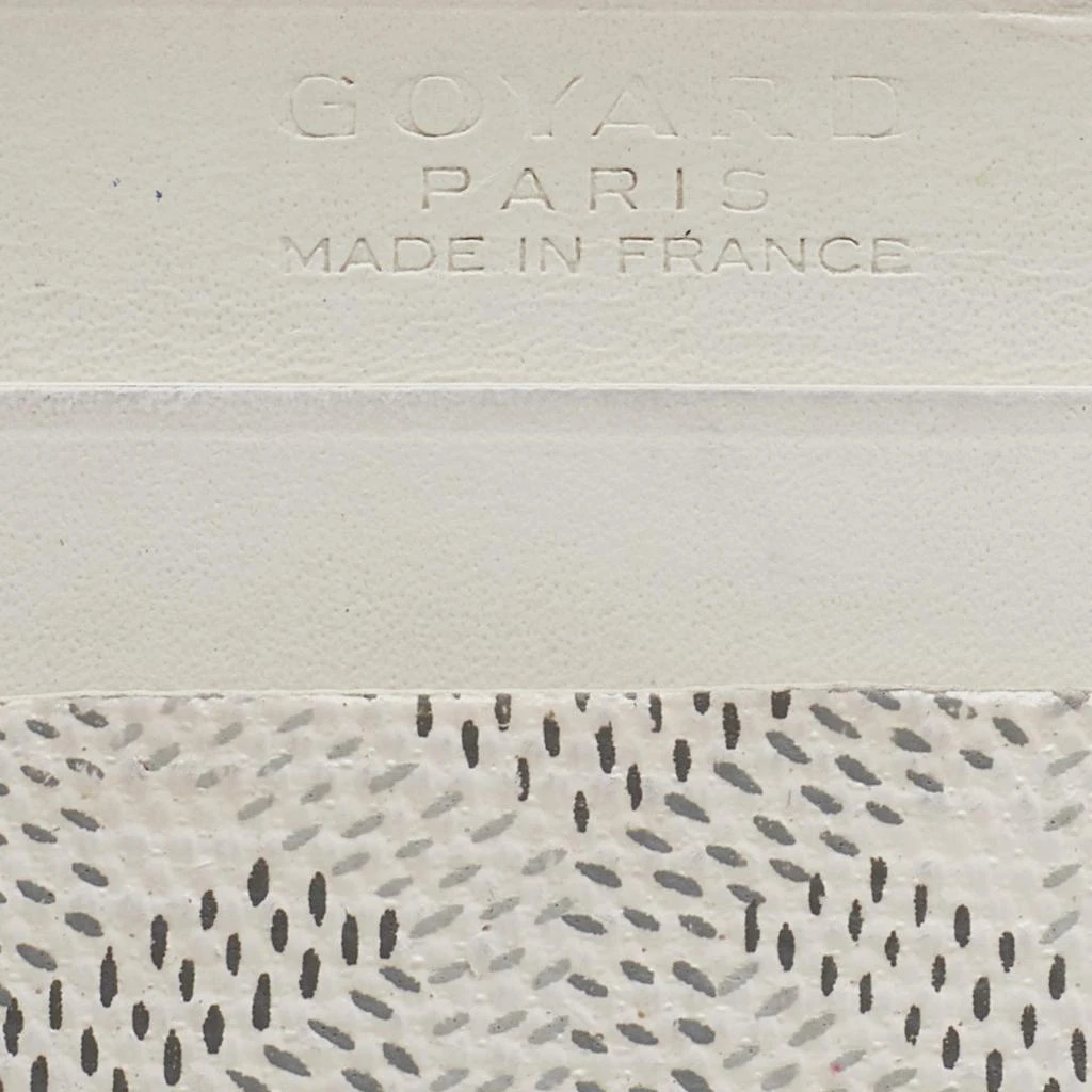 Goyard White Goyardine Coated Canvas And Leather Saint Sulpice Card Holder 商品