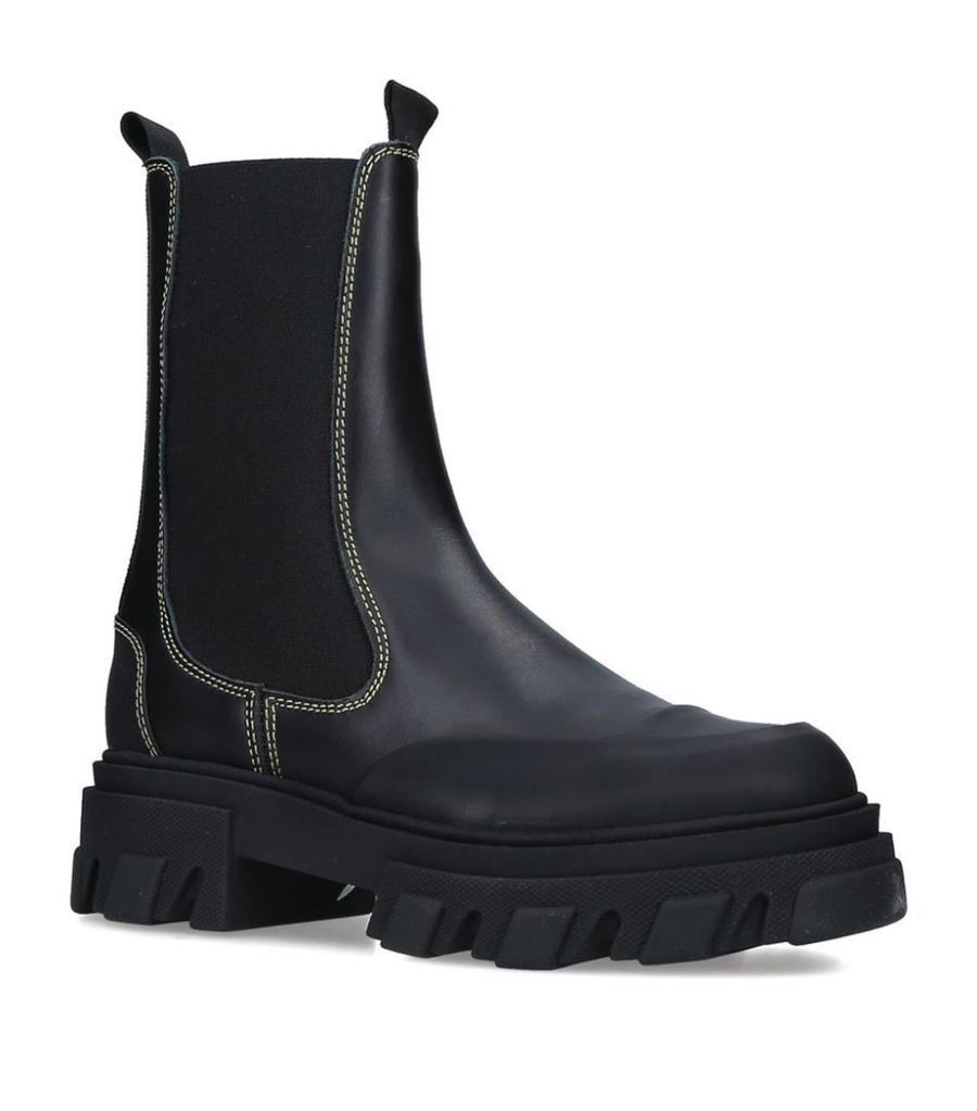 商品Ganni|Leather XL Chelsea Boots,价格¥3168,第1张图片