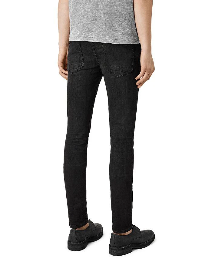 商品ALL SAINTS|Print Cigarette Skinny Fit Jeans in Jet Black,价格¥789,第2张图片详细描述