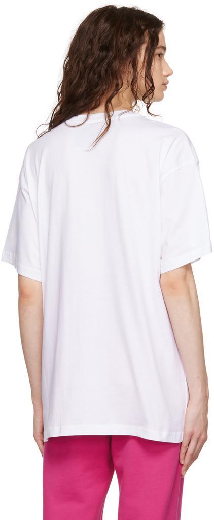 商品Moschino|White Smiley Edition Double Smiley T-Shirt,价格¥1454,第5张图片详细描述