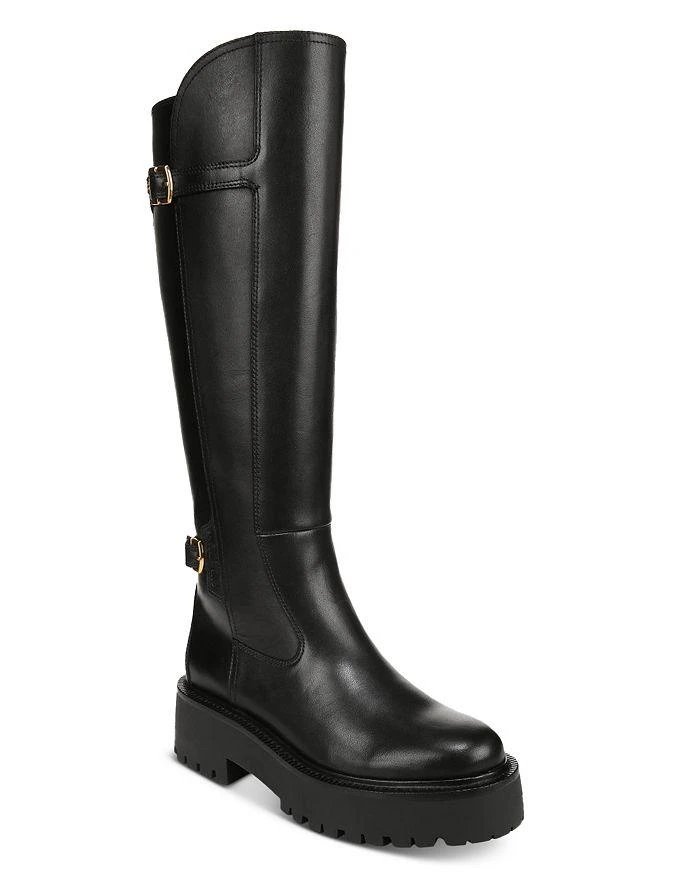 商品Sam Edelman|Women's Elayna Decorative Buckle Tall Platform Boots,价格¥1235,第1张图片