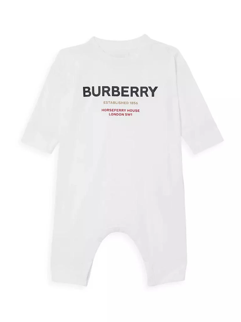 商品Burberry|Baby's Azari Logo Romper,价格¥1012,第1张图片