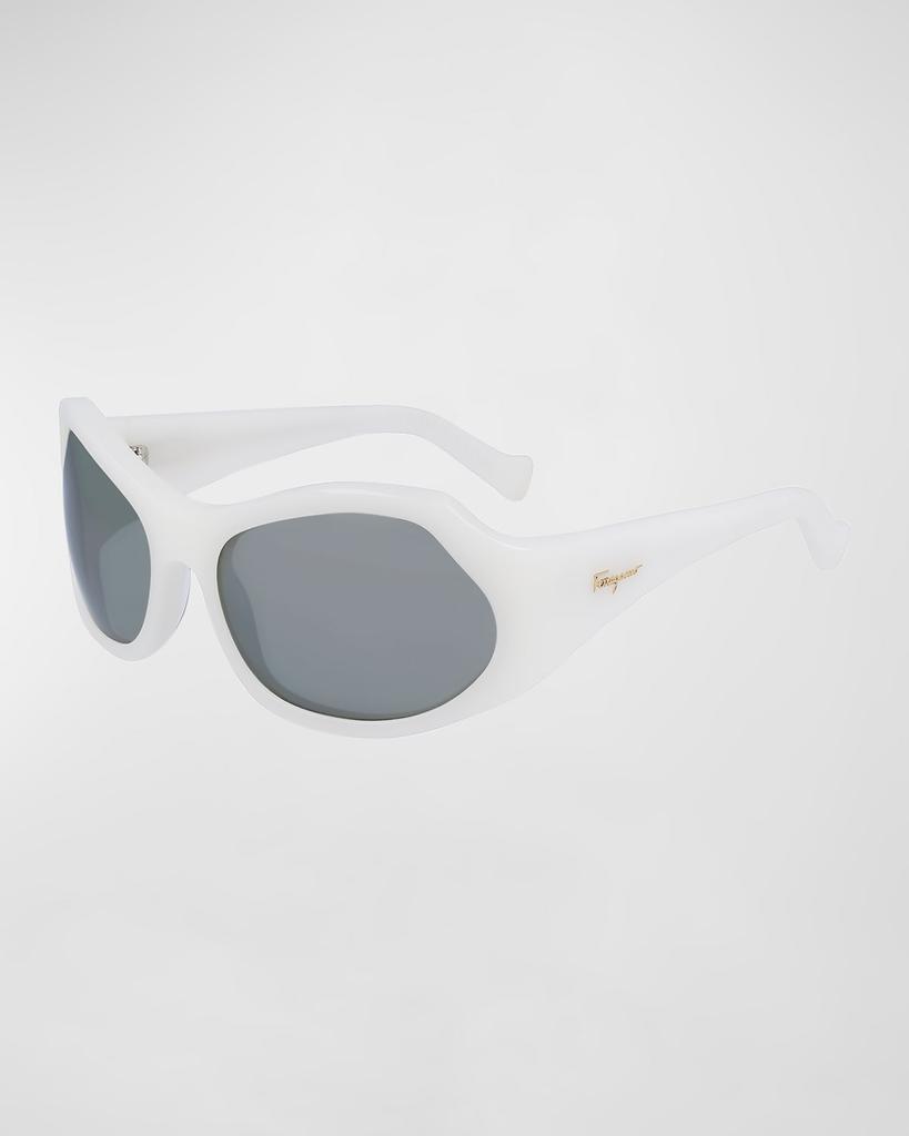 商品Salvatore Ferragamo|Men's SF1078S Runway Wrap Sunglasses,价格¥2389,第1张图片