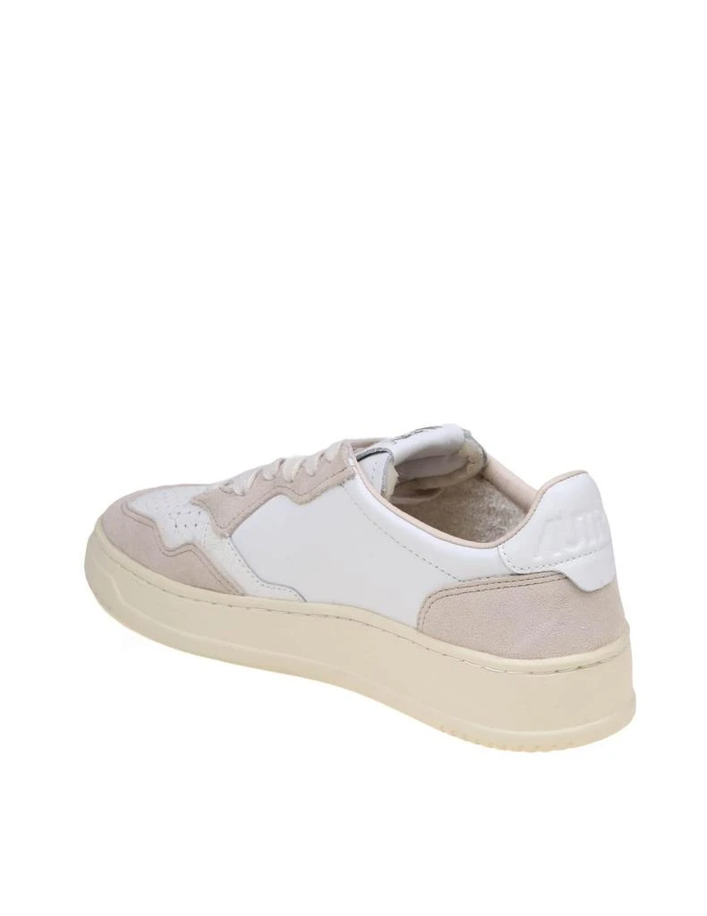 商品Autry|Sneakers In White And Sand Leather And Suede,价格¥1669,第3张图片详细描述