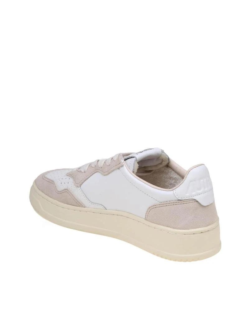 商品Autry|Sneakers In White And Sand Leather And Suede,价格¥1839,第3张图片详细描述