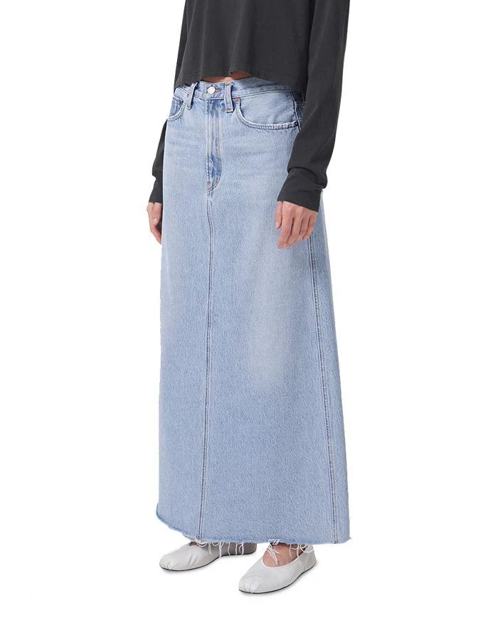 商品AGOLDE|Hilla Denim Maxi Skirt,价格¥648,第1张图片