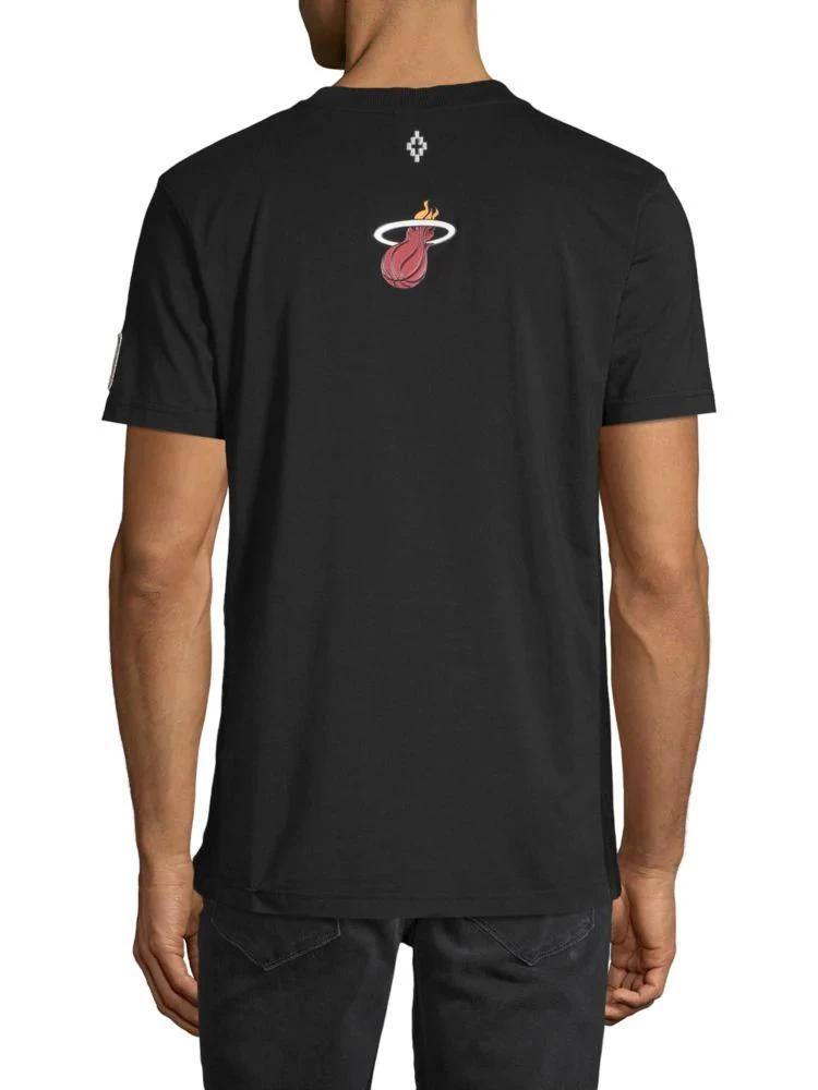 商品Marcelo Burlon|NBA Miami Heat Cotton-Blend Tee T恤,价格¥3016,第3张图片详细描述