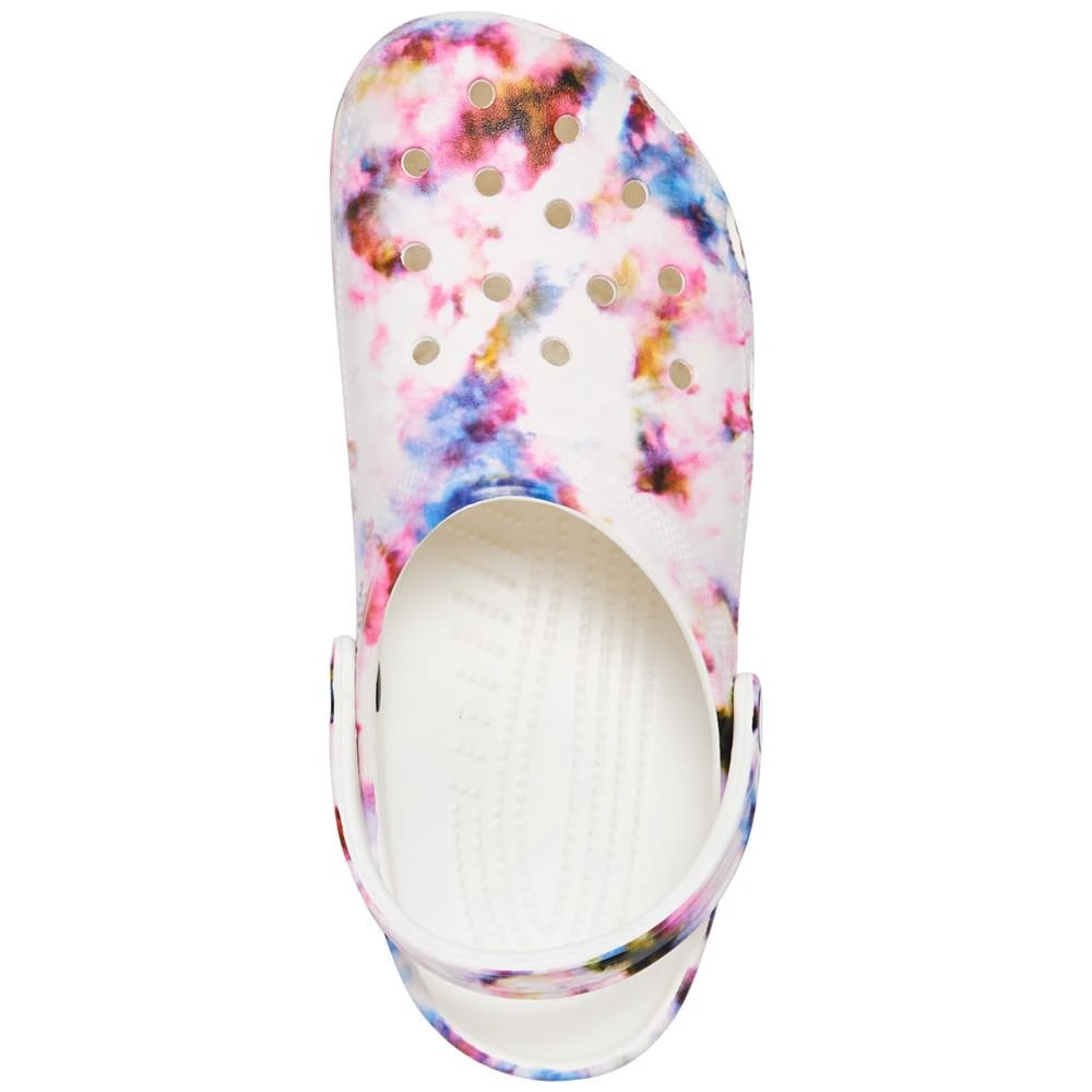 商品Crocs|Men's and Women's Classic Tie Dye Clogs from Finish Line,价格¥263,第5张图片详细描述