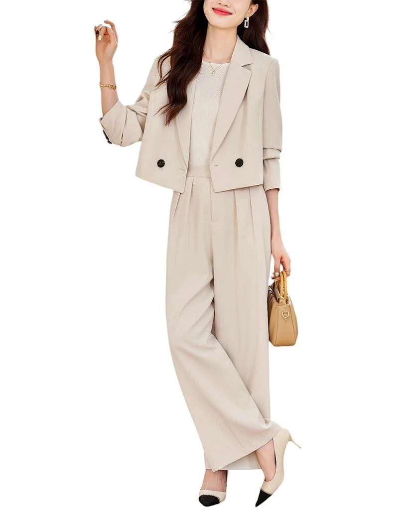 商品LIONELLO SALVI|2pc Blazer & Pant Set,价格¥1125,第1张图片