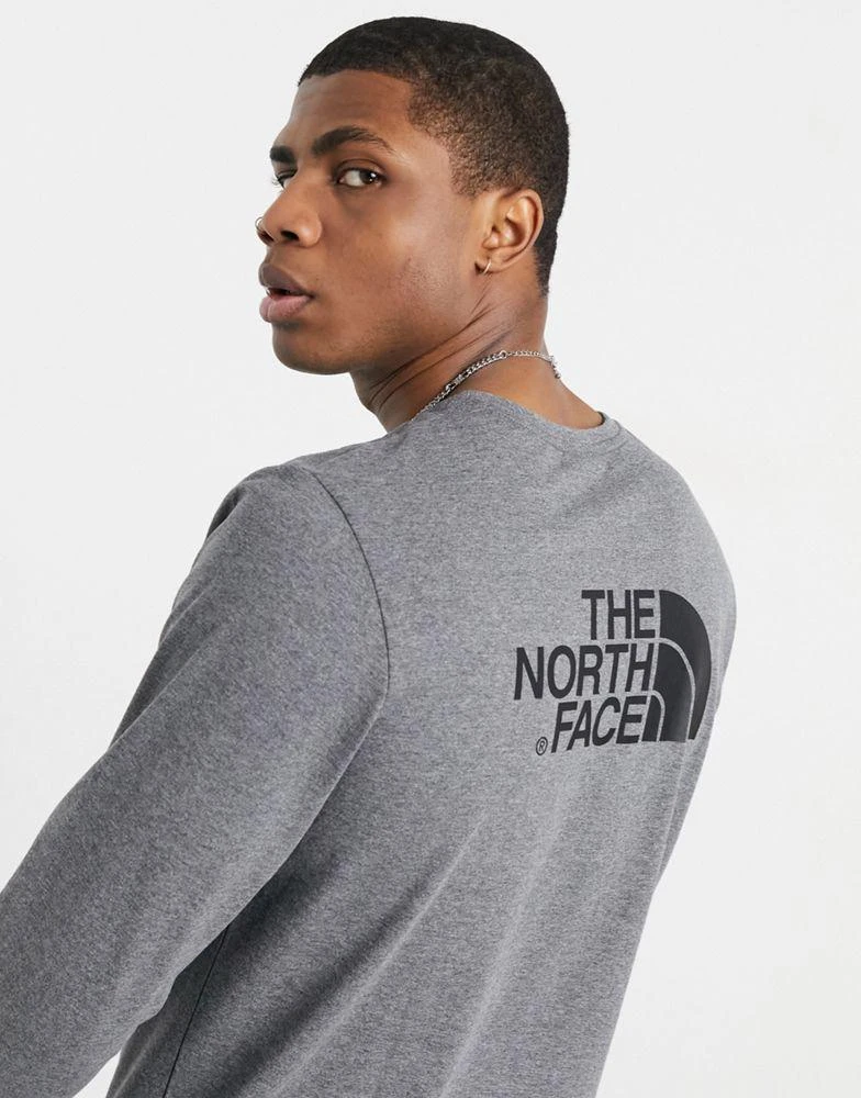 商品The North Face|The North Face Easy long sleeve t-shirt in grey,价格¥358,第1张图片