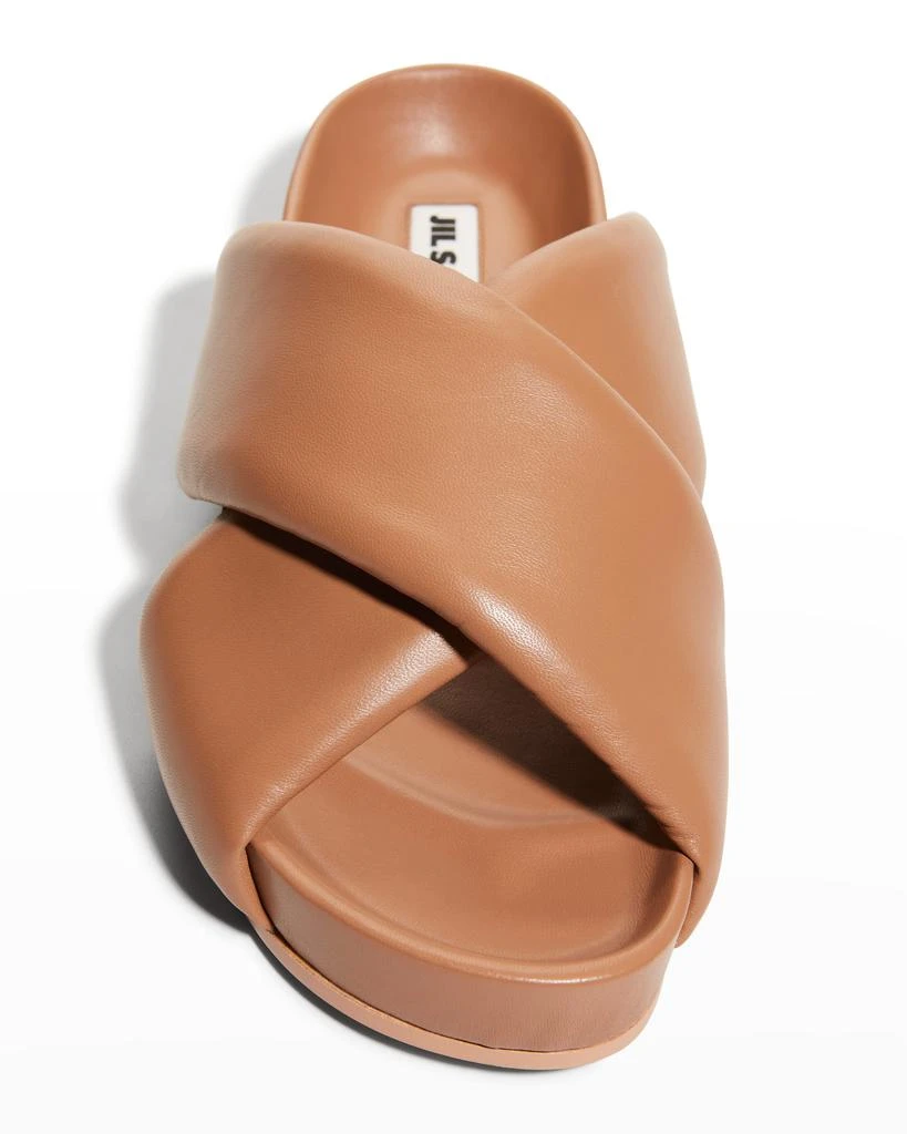 商品Jil Sander|Puffy Napa Slide Sandals,价格¥2170,第5张图片详细描述