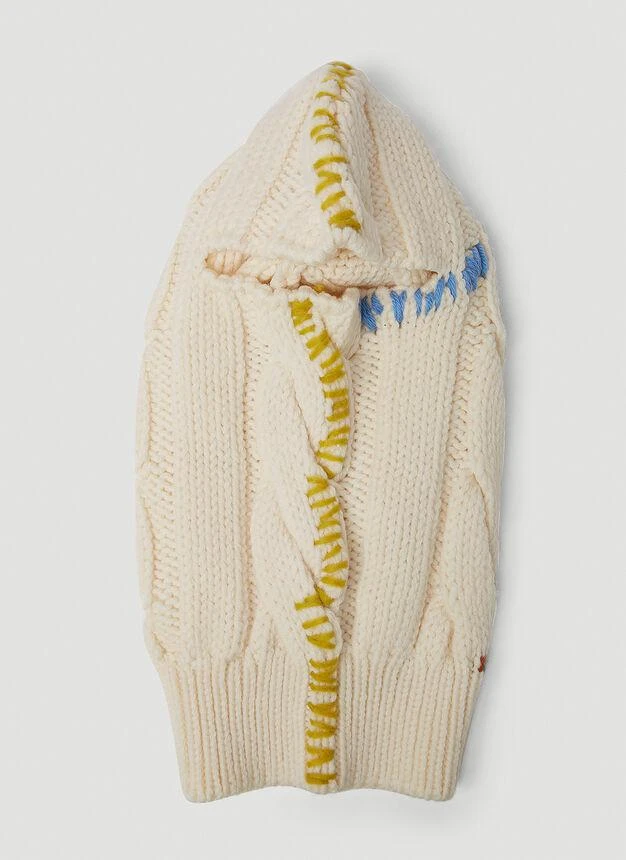 商品Marni|Tack Stitch Balaclava in Cream,价格¥2698,第3张图片详细描述