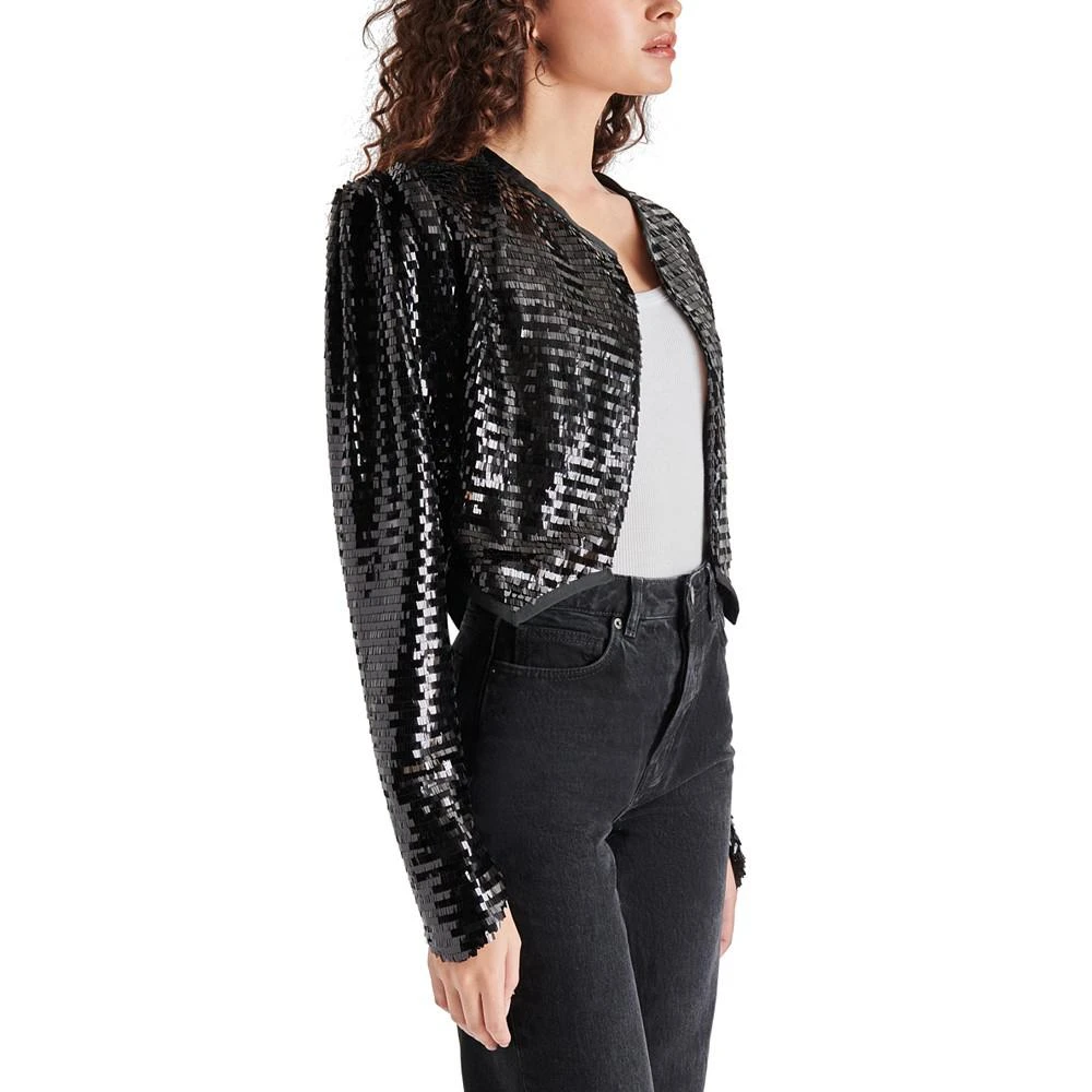 商品Steve Madden|Women's Juliet Pleated-Sleeve Sequin Bolero,价格¥199,第3张图片详细描述