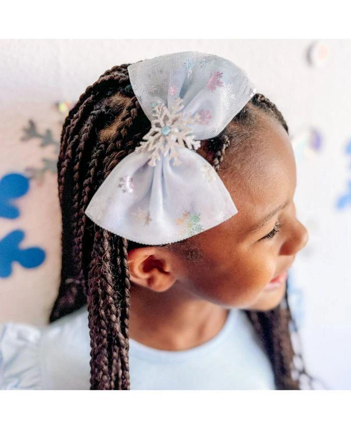 商品Sweet Wink|Girls' Snow Princess Iridescent Tulle Bow Headband - Little Kid, Big Kid,价格¥122,第2张图片详细描述