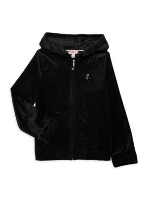 商品Juicy Couture|Girl's Velour Hoodie,价格¥151,第1张图片