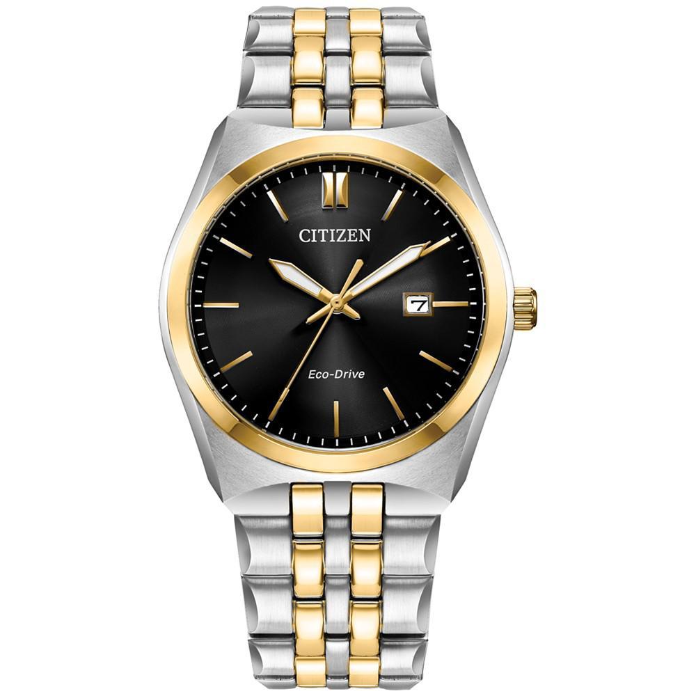 商品Citizen|Eco-Drive Men's Corso Two-Tone Stainless Steel Bracelet Watch 40mm,价格¥1651,第1张图片