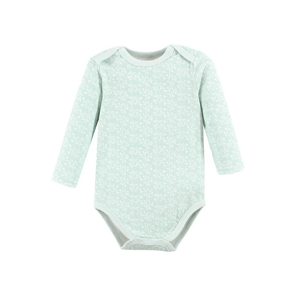 商品Hudson|Baby Girls Long Sleeve Bodysuits, Pack of 3,价格¥188,第4张图片详细描述