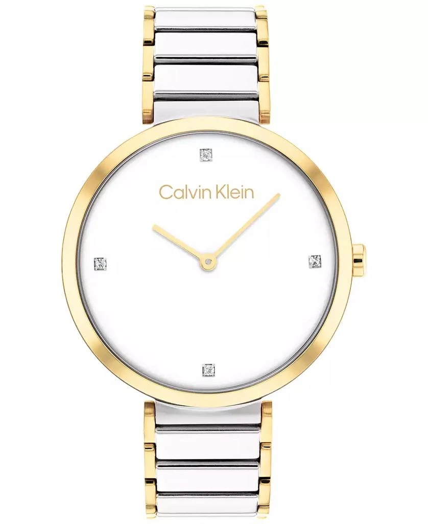 商品Calvin Klein|Two-Tone Stainless Steel Bracelet Watch 36mm,价格¥1271,第1张图片