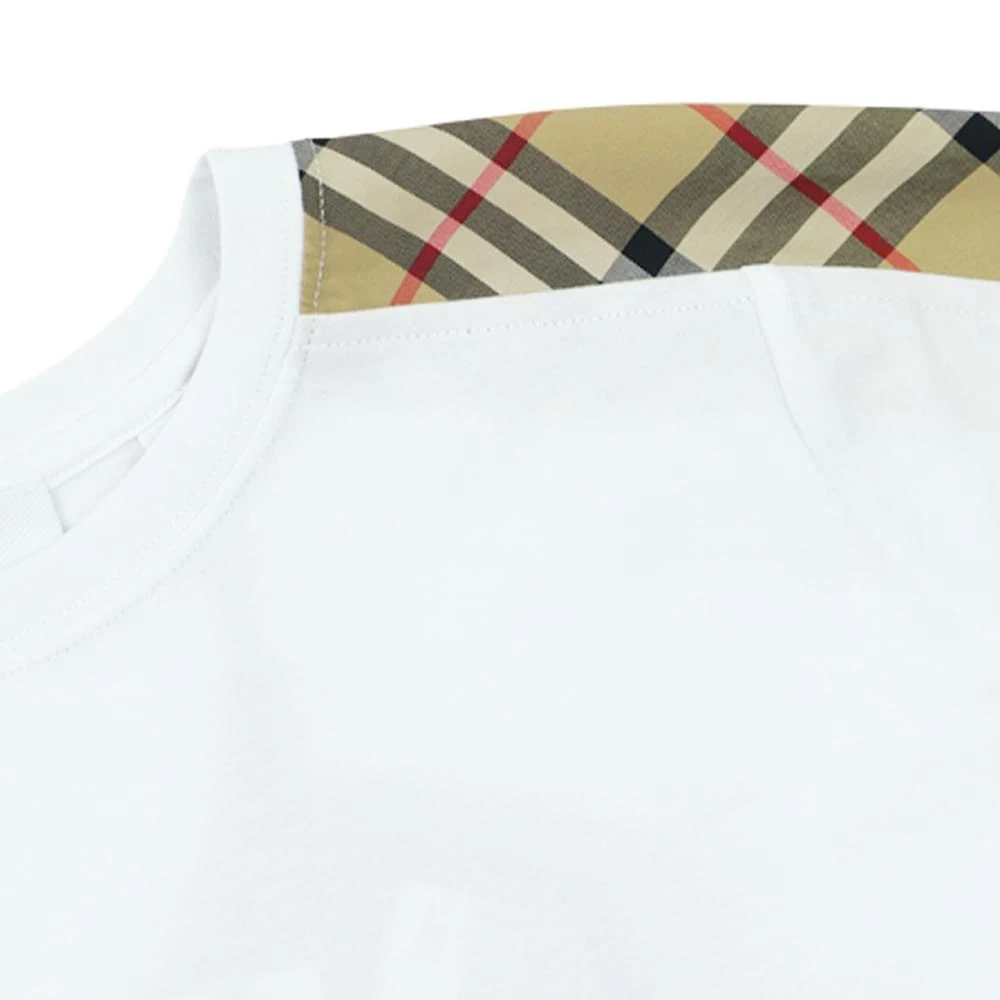 商品Burberry|White Short Sleeve Walton T Shirt,价格¥1233,第2张图片详细描述