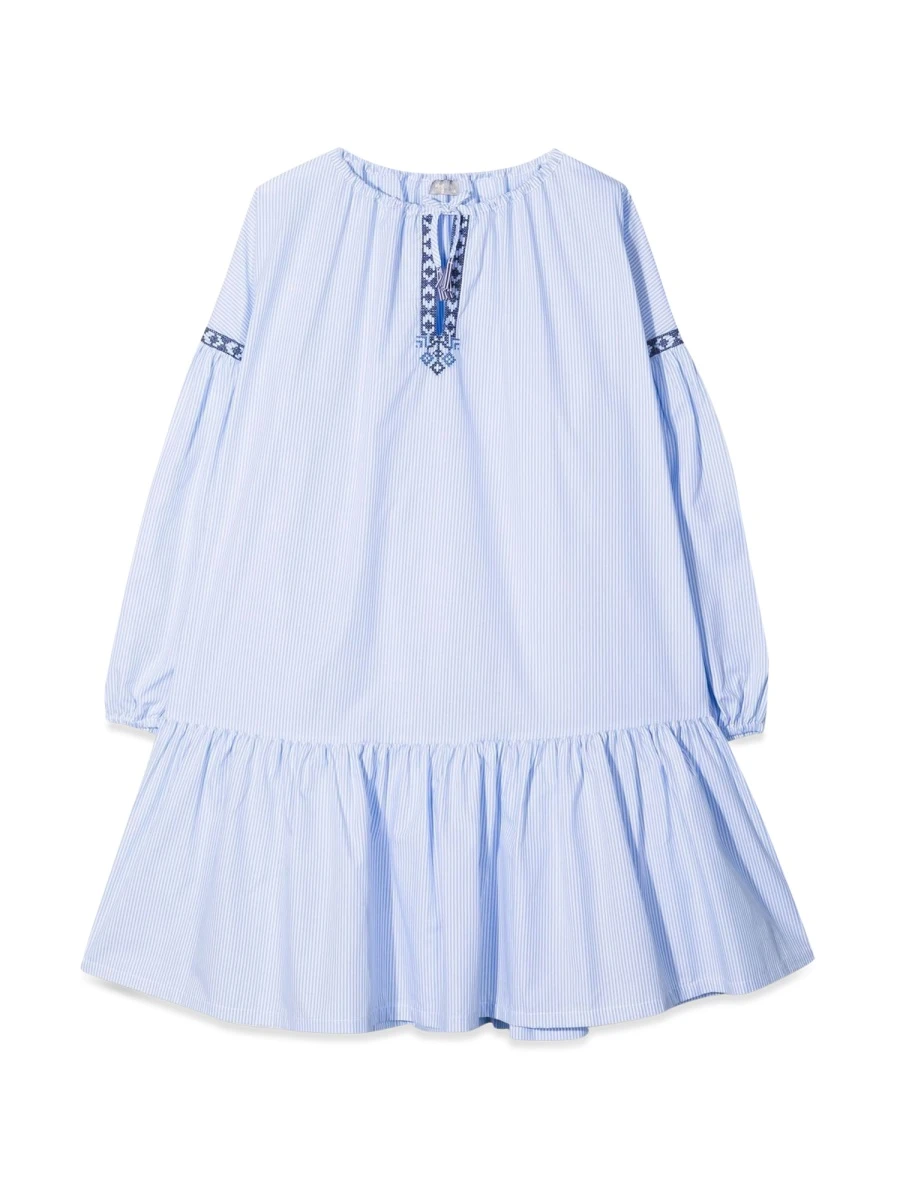 商品【商品预售7天】 IL GUFO|IL GUFO 女童连衣裙 P22VL485C1052K460 天蓝色,价格¥687,第1张图片