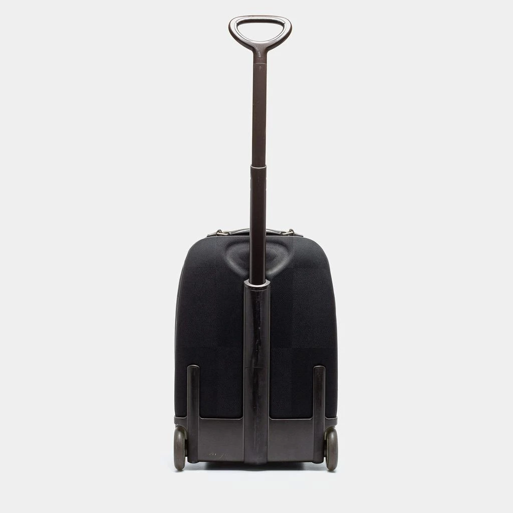 商品[二手商品] Louis Vuitton|Louis Vuitton Black/Brown Damier Canvas And Leather Vintage Geant Conquerant 55 Roller Luggage,价格¥6313,第4张图片详细描述