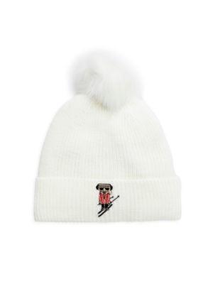 Apres Ski Faux Fur Pom Beanie商品第1张图片规格展示