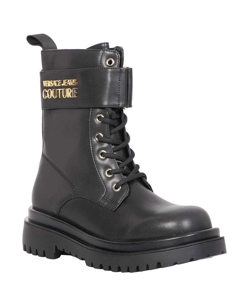 商品Versace|Boots With Logo Plaque Black,价格¥1835,第2张图片详细描述