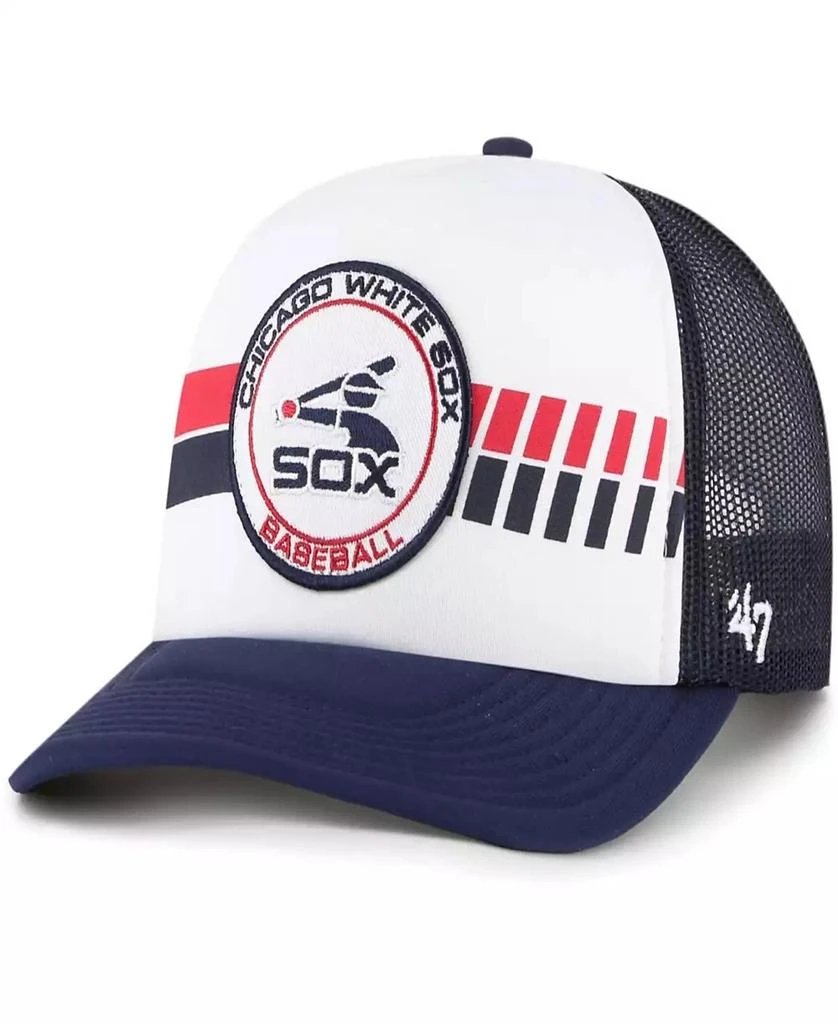 商品47 Brand|47 Brand Men's Navy Chicago White Sox Cooperstown Collection Wax Pack Express Trucker Adjustable Hat,价格¥262,第1张图片