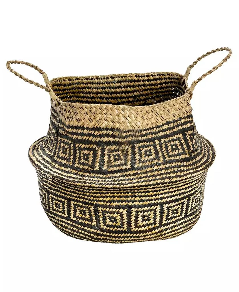 Set of 2 Folding Seagrass Belly Baskets 商品