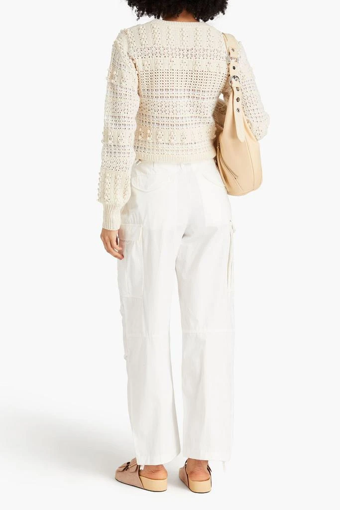 商品Rag & Bone|Lo pointelle-knit wool-blend sweater,价格¥1336,第3张图片详细描述