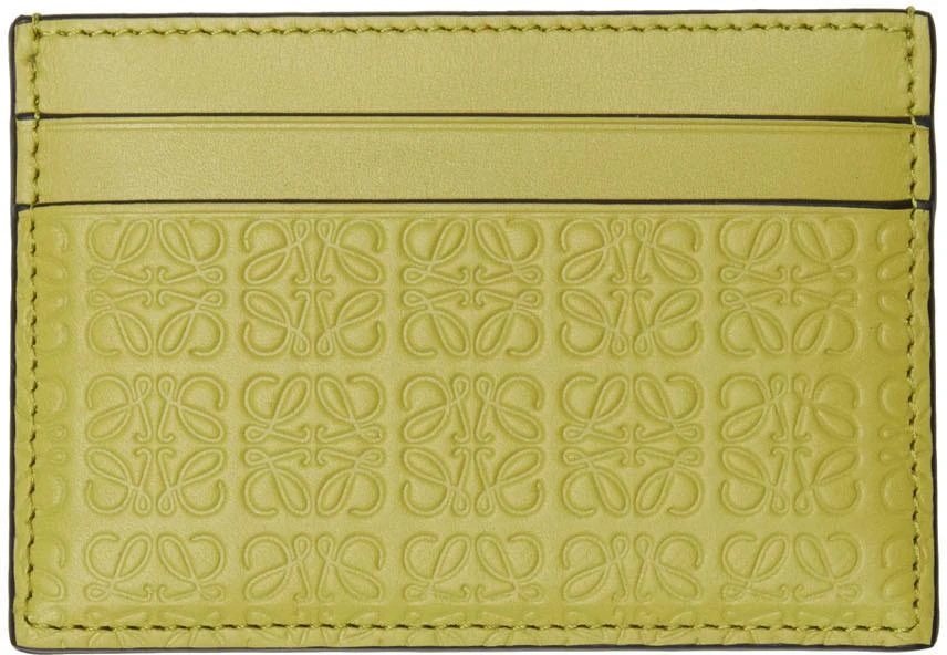 商品Loewe|Yellow Repeat Plain Card Holder,价格¥2016,第1张图片