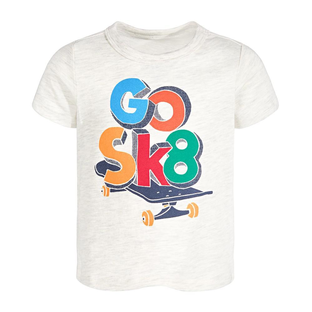 商品First Impressions|Baby Boys Go SK8 T-Shirt, Created for Macy's,价格¥53,第1张图片